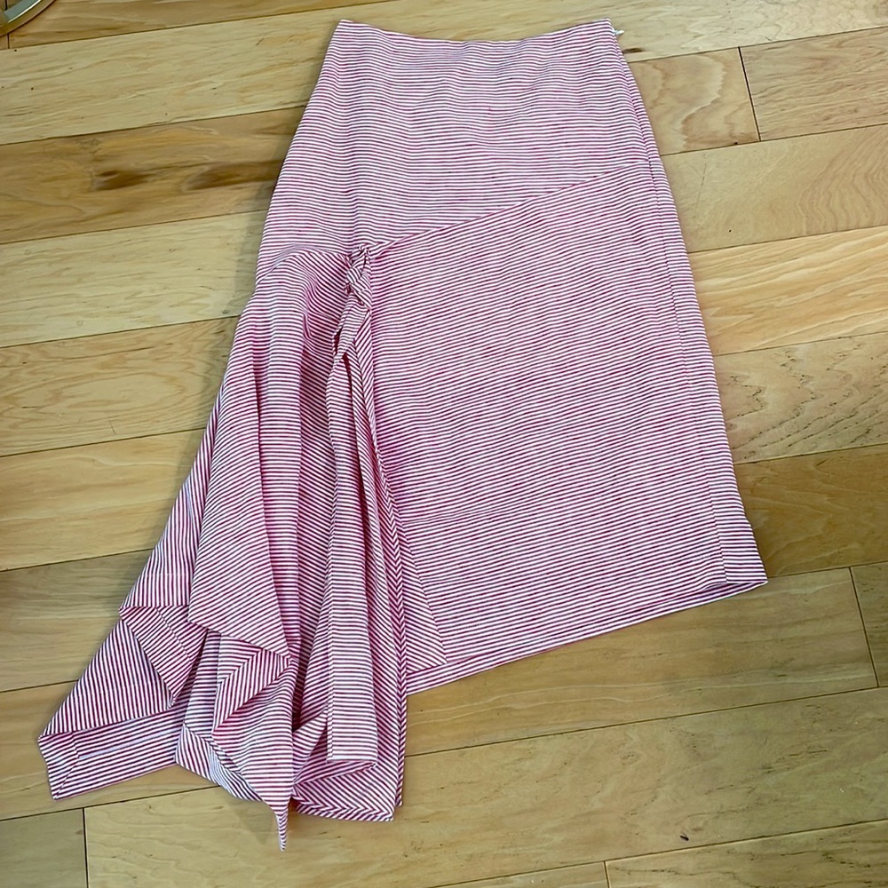 BCBG Linen asymmetrical skirt